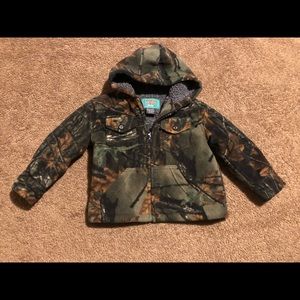 Toddler camo coat